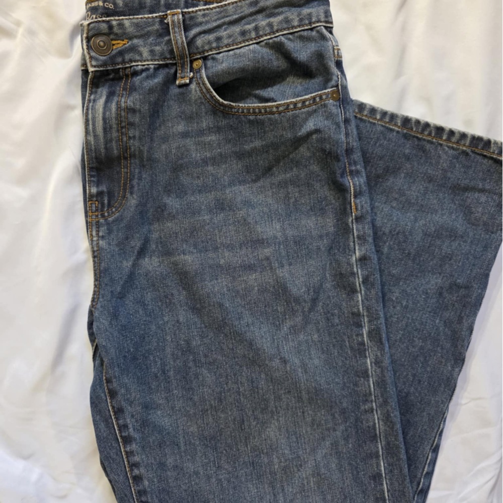 Bass Men's Dark Blue Relaxed Fit Jeans